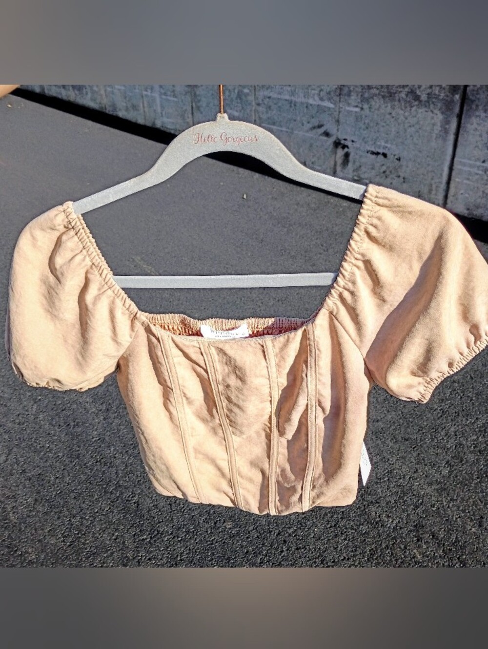 Kirious Puff Cap Sleeve Top